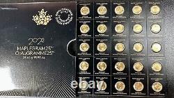 2023 25x1 gram Gold Maplegram25 RCM Royal Canadian Mint. 9999 Fine in Assay