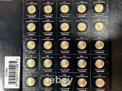 2023 25x1 gram Gold Maplegram25 RCM Royal Canadian Mint. 9999 Fine in Assay