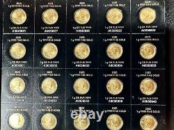 2023 25x1 gram Gold Maplegram25 RCM Royal Canadian Mint. 9999 Fine in Assay