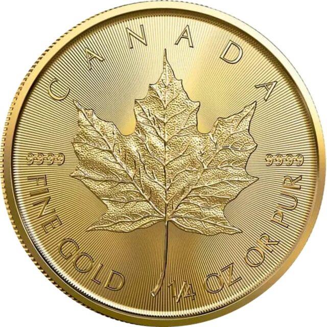2023 Canada Gold Maple Leaf 1/4 Oz. 9999 Fine Gold $10 Coin Sealed