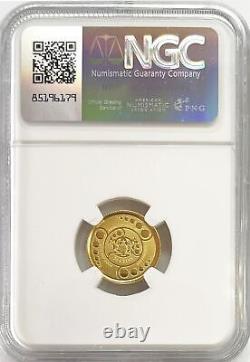 2023 Gold Republic Of Ghana Alien Invasion 1/10 Oz. 999 Fine Coin Ngc Ms 70