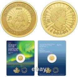 2023'The Majestic Polar Bear and Cubs' $5 Fine Gold Coin (RCM 207245) (20602)
