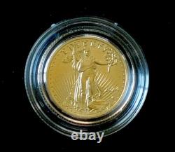 2024 1/10 Oz $5 American Gold Eagle AGE. 999 Fine Gold 0.10 oz. BU
