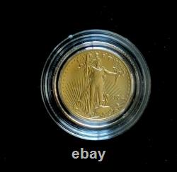 2024 1/10 Oz $5 American Gold Eagle AGE. 999 Fine Gold 0.10 oz. BU
