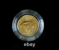 2024 1/10 Oz $5 American Gold Eagle AGE. 999 Fine Gold 0.10 oz. BU