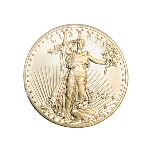 2024 1/2 Oz $25 Eagle Fine Gold Coin Uncirculated Us Mint