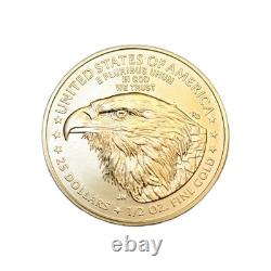 2024 1/2 oz $25 Eagle Fine Gold Coin Uncirculated US Mint