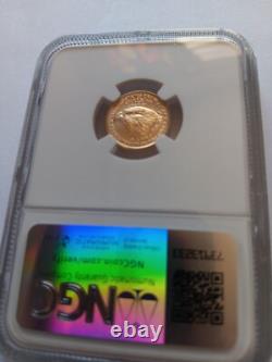 2024 $5 American Gold Eagle 1/10 oz. NGC MS70ER, ALS Label 0.9167 Gold 2024 $5 American Gold Eagle 1/10 oz. NGC MS70ER, ALS Label 0.9167 Gold