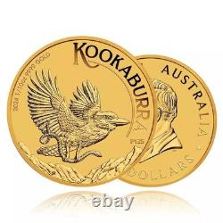 2024 Australia 1/10 oz Gold Kookaburra Coin Perth Mint. 9999 Fine 2024 Australia 1/10 oz Gold Kookaburra Coin Perth Mint. 9999 Fine