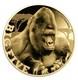 2024 Chad. 999 Fine Gold Coin Gorilla Monkey Africa Big Five Wildlife Wwf Rare