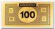 2024 Samoa $100 Monopoly 1 Gram. 999 Fine Gold Note, 1st Ever Gold Monopoly Note