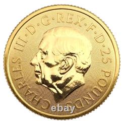 2024 UK 1/4 oz Gold Four Nations Coin. 9999 Fine Gold The Royal Mint