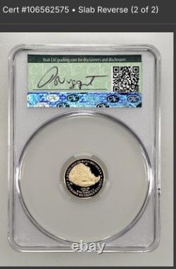 2024-W Gold Eagle CAC PR69DCAM CAC'Steve Nugget' Signed Series