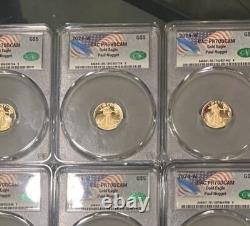 2024-W Gold Eagle CAC PR69DCAM CAC'Steve Nugget' Signed Series