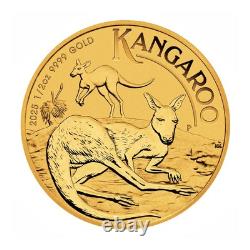 2025 $50 Australia Gold Kangaroo 1/2 oz. 9999 Fine Brilliant Uncirculated