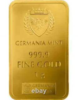 2025 Germania Mint 1 Gram Gold Year Of The Snake In Assay 999.9 Fine 2025 Germania Mint 1 Gram Gold Year Of The Snake In Assay 999.9 Fine