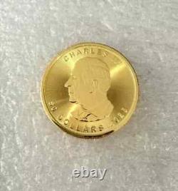 2025 Gold 1 OZ Canadian Gold Maple Leaf $50 Coin. 9999 Fine coin