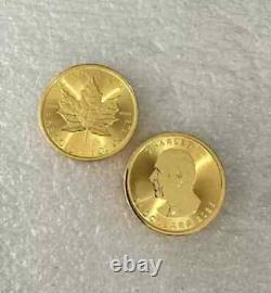 2025 Gold 14K FN 1 OZ Canadian Gold Maple Leaf $50 Coin Fine coin