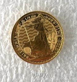 2025 King Charles British Royal Mint Gold Britannia 1/4 oz. 9999 fine £25 Coin