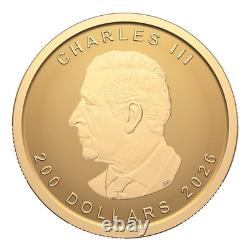 2026 Canada $200 Limited Edition 1 oz. 99999 Fine Gold Maple Leaf Coin