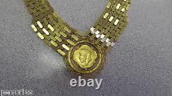 21 K Gold 1925 King Sovereign Coin Necklace 17 inch Pure 21k Gold Make Offer