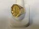 22k-14k Fine Gold 1/4 Oz Lady Liberty Coin In14k Gold Ring
