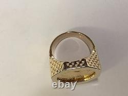 22K-14K FINE GOLD 1/4 OZ LADY LIBERTY COIN in14k gold Ring