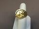 22k Fine Gold 1/10 Oz Lady Liberty Coin. 56 Tcw Diamond In14k Gold Ring