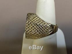 22K FINE GOLD 1/10 OZ LADY LIBERTY COIN. 56 tcw diamond in14k Gold Ring