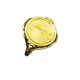 22k Fine Gold 1/10 Oz Us Liberty Coin In 14k Yellow Gold Ladies Heart Ring