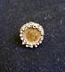 22k Fine Gold 1852 Liberty Head Gold Coin. 24 Tcw Diamonds 14k Gold Ring Jewelry
