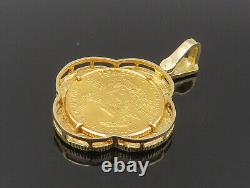 22K GOLD & 14K GOLD Vintage 1999 Liberty Coin Pendant GP325