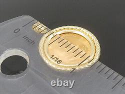 22K GOLD & 14K GOLD Vintage Krugerrand Coin Pendant GP335