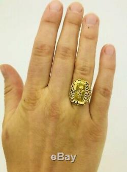 22K Saudi Indian Yellow Gold Ring with. 999 Fine Gold Credit Suisse Bullion s6.25