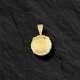 22kt Fine Gold 1/10 Oz Lady Liberty Coin With 14kt Frame Pendant