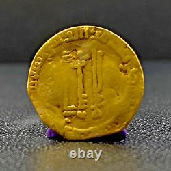 3 Authentic Ancient Islamic Gold Coin Weighing 11.2 Grams in Fine Condition 18mm