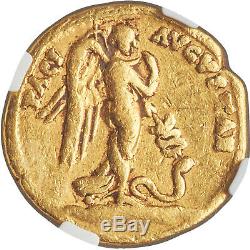 41-42 AD Rare Ancient Gold Roman Empire Coin of Claudius AUREUS NGC CH FINE