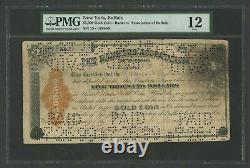 $5,000 Gold Coin Note Buffalo, Ny 1893 Pmg 12 Fine - Ext Rare - Wlm7736