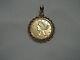 $5 Gold Half Eagle Coin Au In 14 K Bezel / 1886 Half Eagle Au $5 Gold Piece