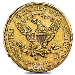 $5 Gold Half Eagle Liberty Head Very Fine VF (Random Year)