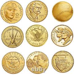 $5 Gold Modern Commemorative Coin Varied Designs (Random Year) 0.9167 Fine