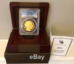 $50 gold buffalo proof 2011-W pr70 DCAM Coin. 999 Fine Gold