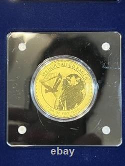 6-COIN SET? WithBOX COA The Eagles? King of the Sky 1/200 OZ. 999 FINE? GOLD PROOF 6-COIN SET? WithBOX COA The Eagles? King of the Sky 1/200 OZ. 999 FINE? GOLD PROOF