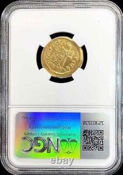 602- 610 Ad Gold Byzantine Phocas Av Solidus Coin Ngc Choice Extremely Fine