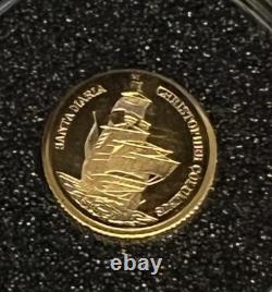 99.99% Fine GOLD COIN. 50 g? PALAU 2006 SANTE MARIA $1? Invest Collect RARE? COA 99.99% Fine GOLD COIN. 50 g? PALAU 2006 SANTE MARIA $1? Invest Collect RARE? COA