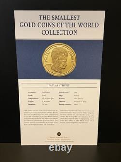 99.99 Fine GOLD COIN. 50g? SAMOA 2009 PALLAS ATHENE $1? Invest Collect RARE? COA 99.99 Fine GOLD COIN. 50g? SAMOA 2009 PALLAS ATHENE $1? Invest Collect RARE? COA