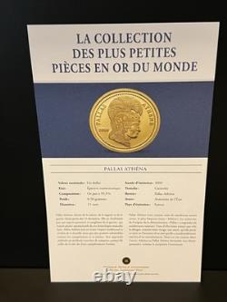 99.99 Fine GOLD COIN. 50g? SAMOA 2009 PALLAS ATHENE $1? Invest Collect RARE? COA 99.99 Fine GOLD COIN. 50g? SAMOA 2009 PALLAS ATHENE $1? Invest Collect RARE? COA