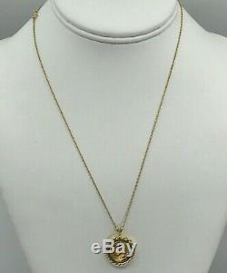 999 Fine Gold 24K 5 Yuan PANDA COIN 14K GOLD Bezel Pendant & Necklace Chain