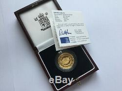 999 Fine Gold Proof 2001 Guernsey £25.00 Coin 7.81 grams C. O. A No Reserve