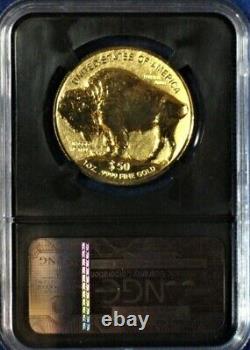 9999 Fine Gold 2013W American Buffalo $50 Reverse Proof NGC Early Releases PF70